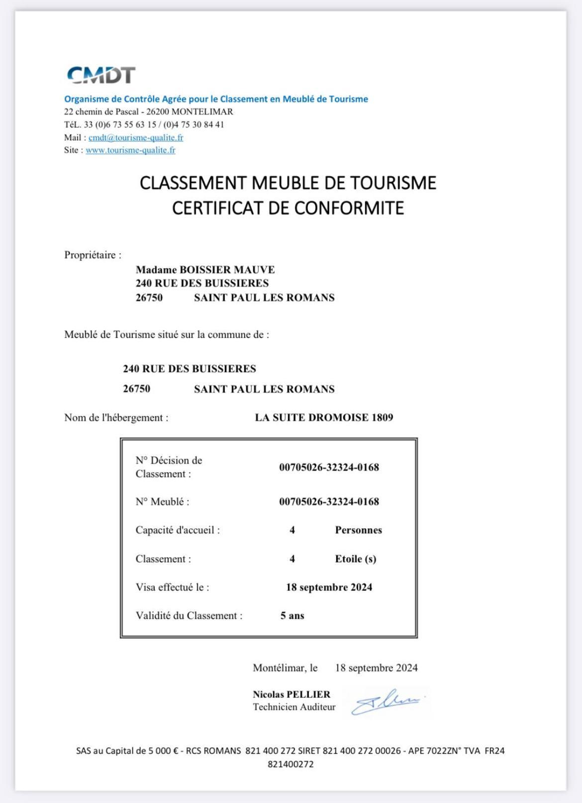 La Suite Dromoise 1809 Saint-Paul-lès-Romans Kültér fotó